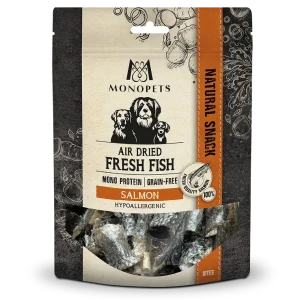 Air dried snacks Fresh Fish Salmon skin Bites